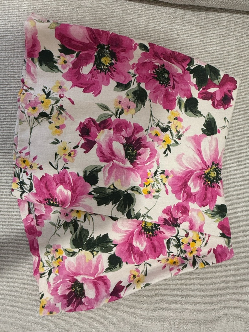 Abercrombie & Fitch Pink Floral Wrap Mini Skirt - Picture 2 of 5